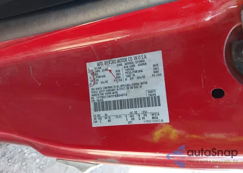 2000 Ford F-150 Lariat/Work Series/Xl/Xlt from USA, damaged, VIN 1FTRX17W2YKB04010